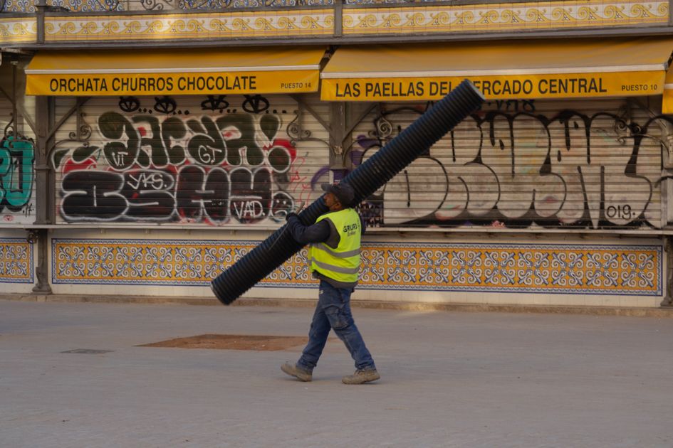 Obras en el entorno de Les Covetes de Sant Joan - Luna Mata