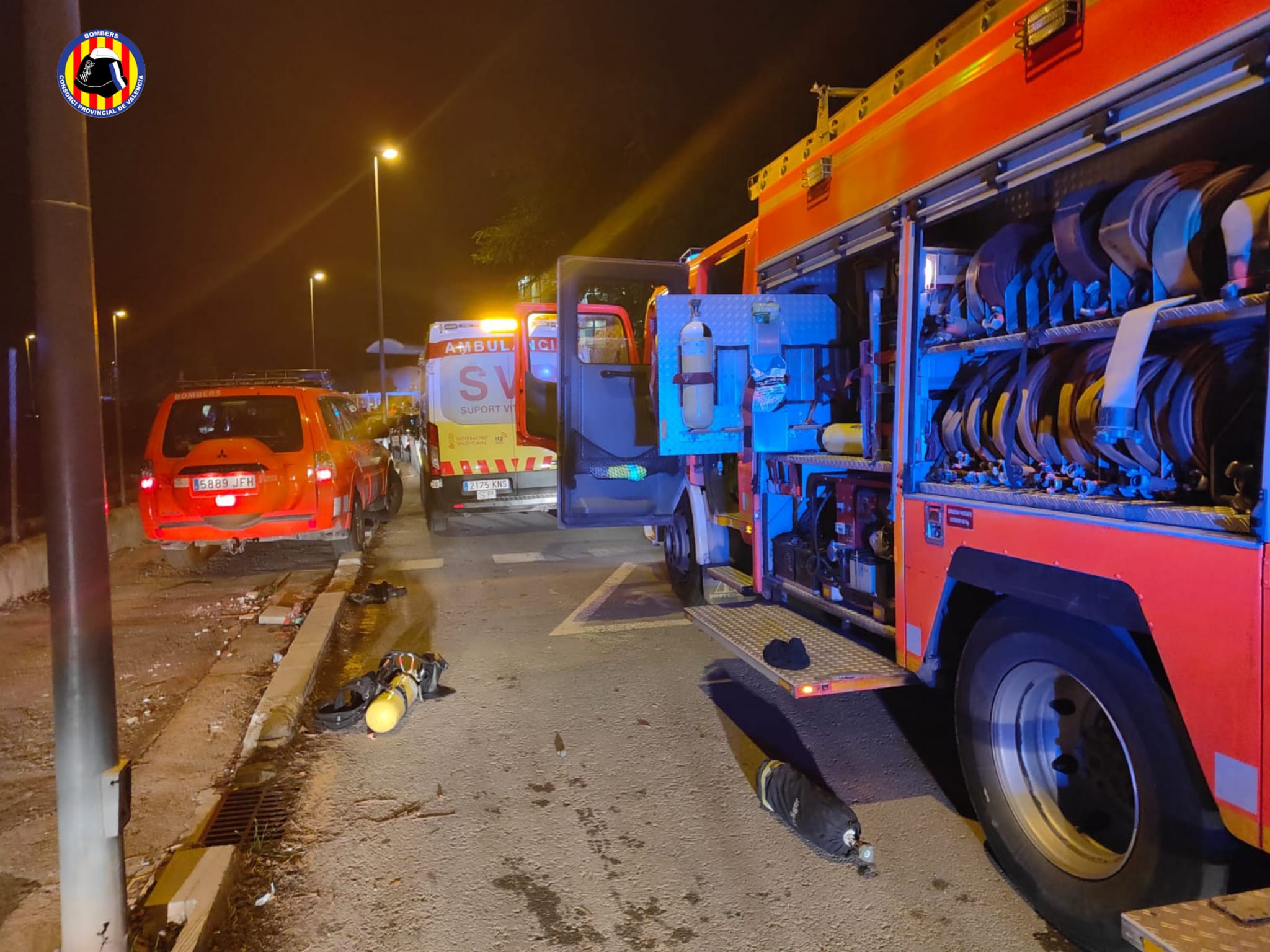 Incendi a una residència de Moncada