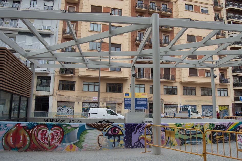 La plaza de Brujas tras la finalización de las obras - Foto: Luna Mata