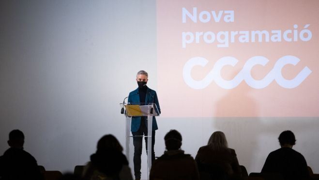 José Luis Pérez Pont, director del CCCC i del CMCV, durant la presentació de la programació de 2022