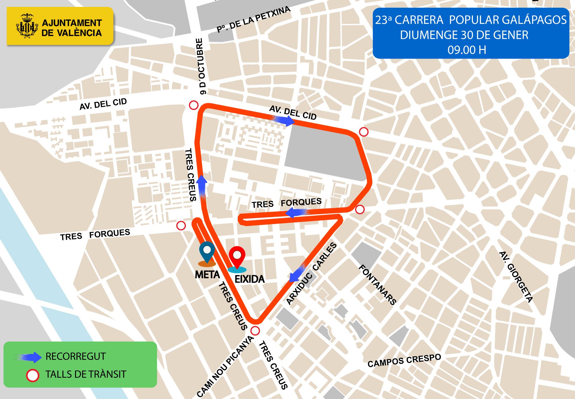 Itinerari de la Carrera Galápagos