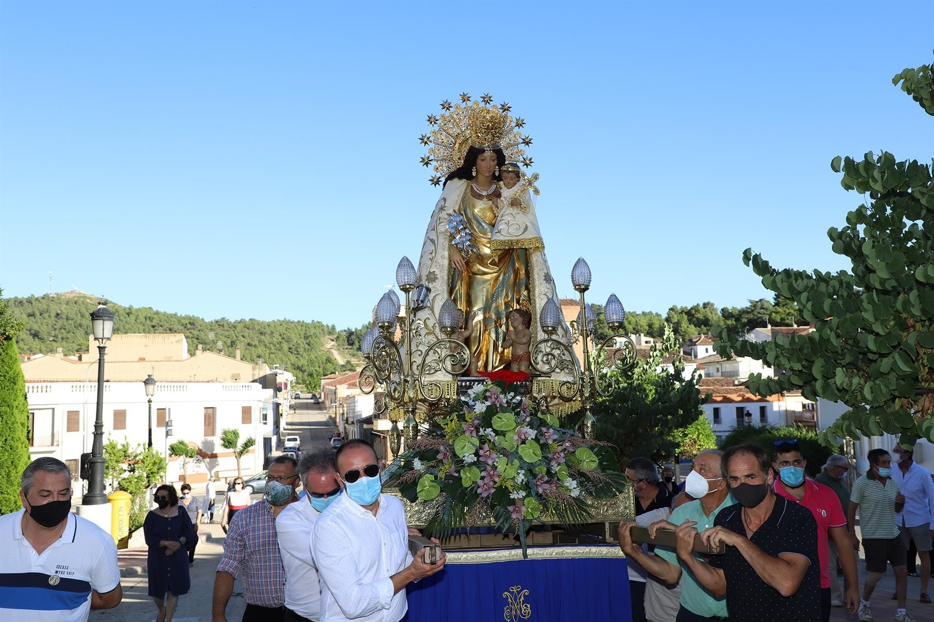La imagen peregrina de la Virgen de los Desamparados