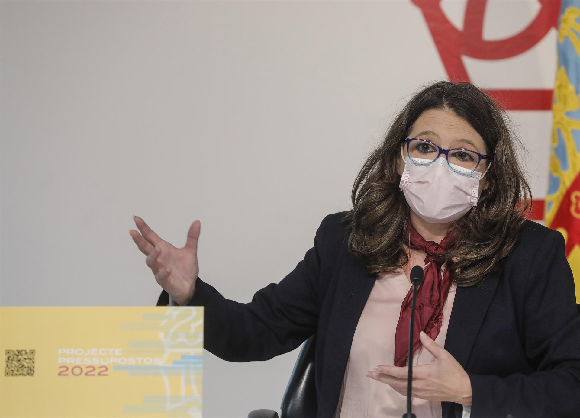 La vicepresidenta de la Generalitat Valenciana, Mónica Oltra