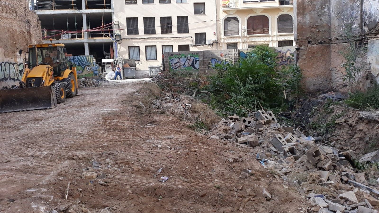 Imagen de un solar en València