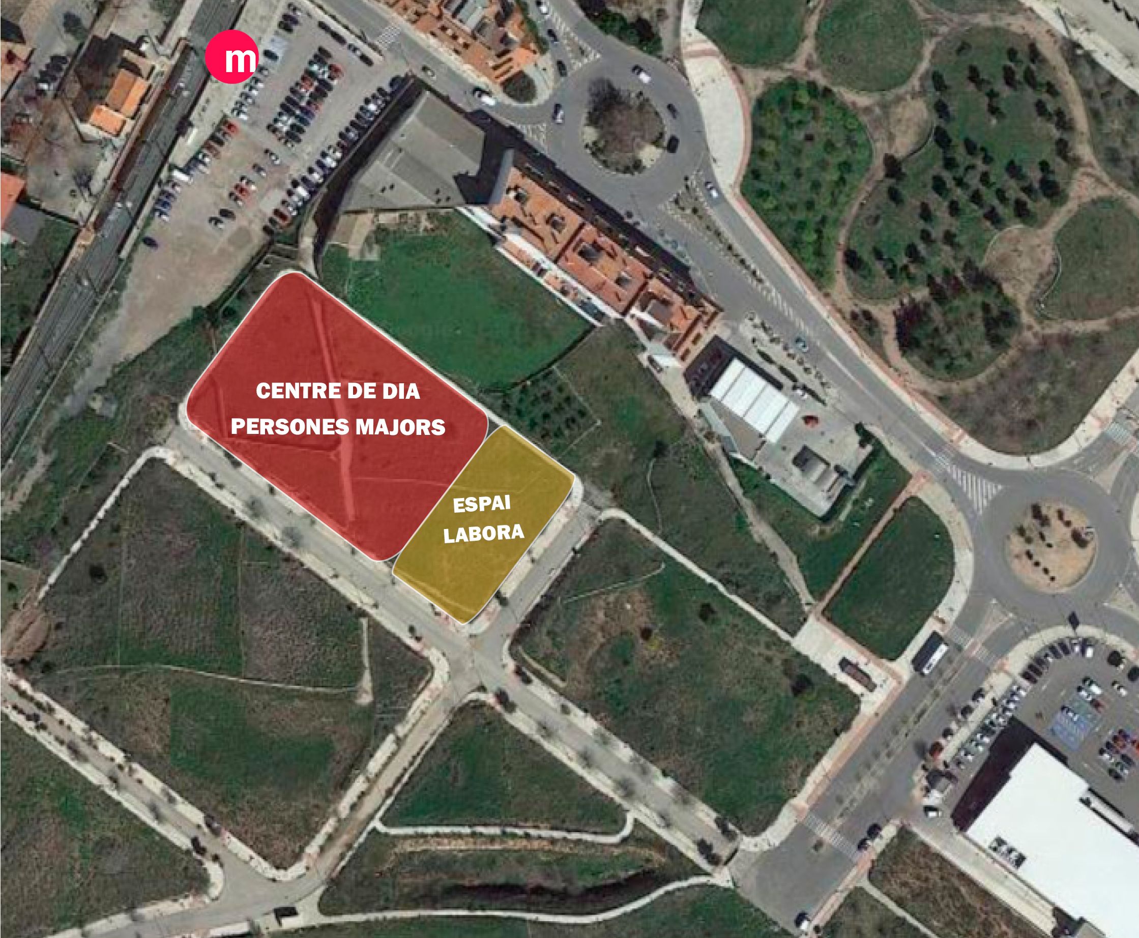 Mapa de ubicación de los nuevos equipamientos