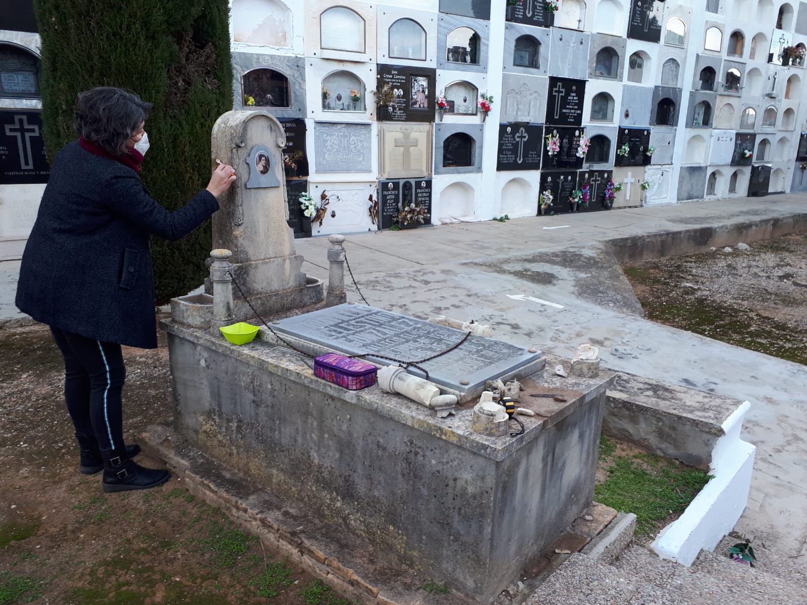 Tumba Maravillas Celestino en el Cementerio de Cullera