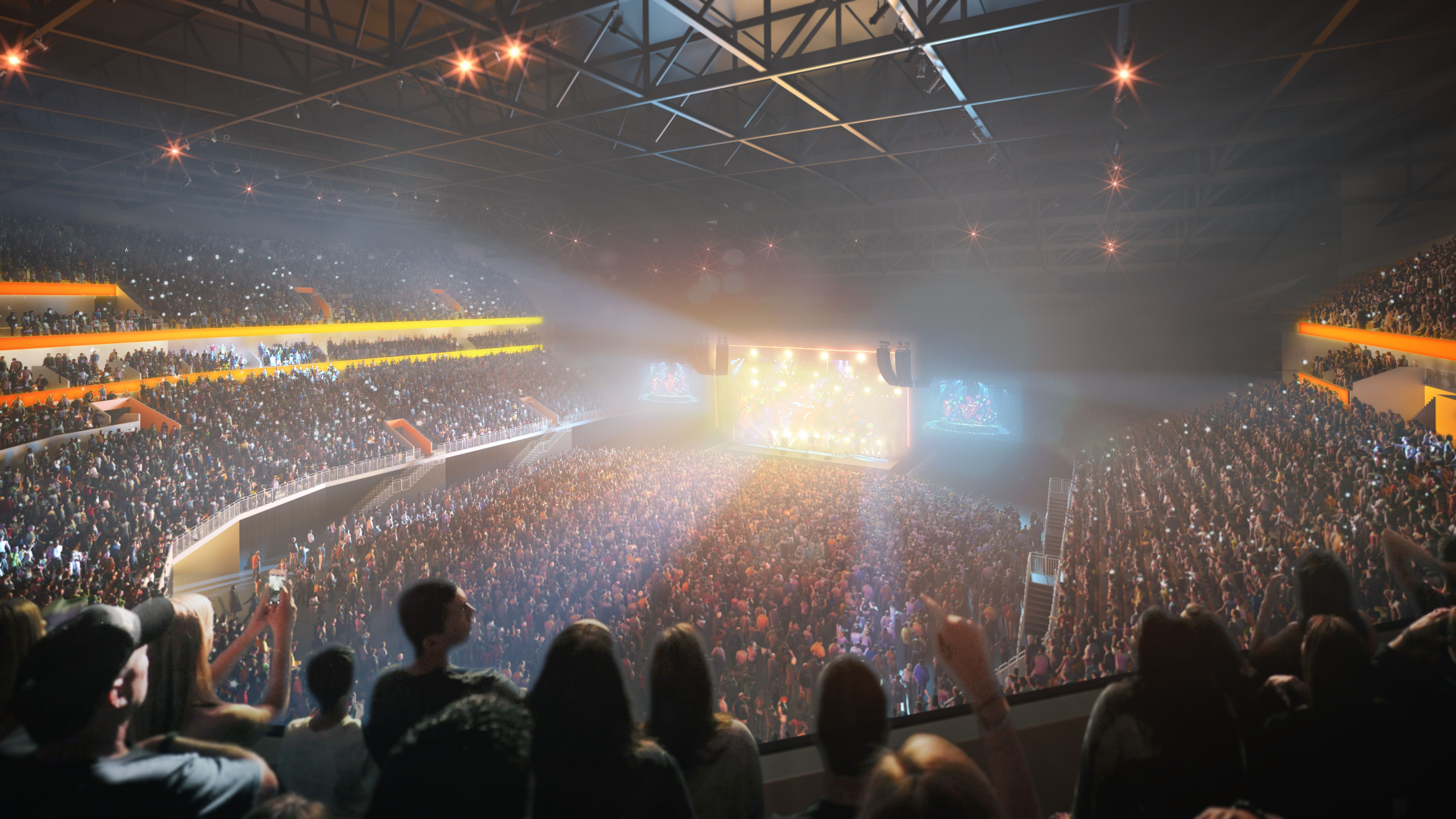 Casal Arena España - Simulació en mode concerte