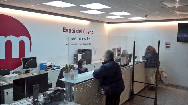 Espai del Client en la estación de metro de Xàtiva