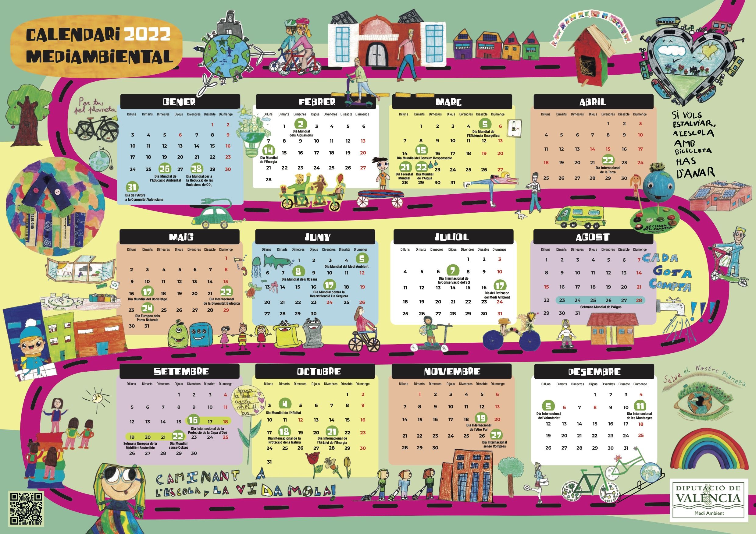 Imagen del Calendari mediambiental 2022