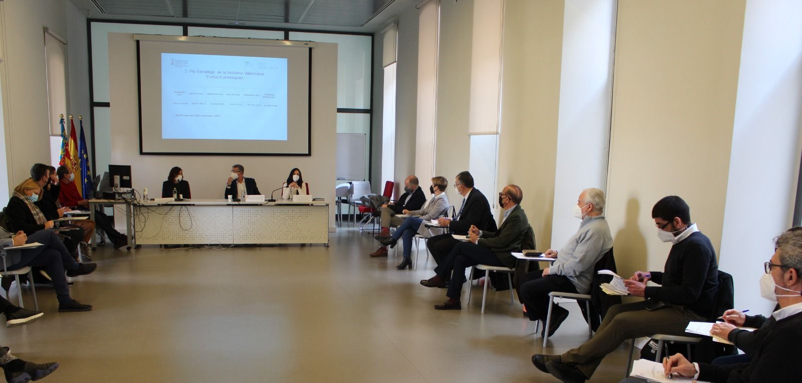 Reunió de l'Observatori de la Indústria i dels Sectors Econòmics Valencians