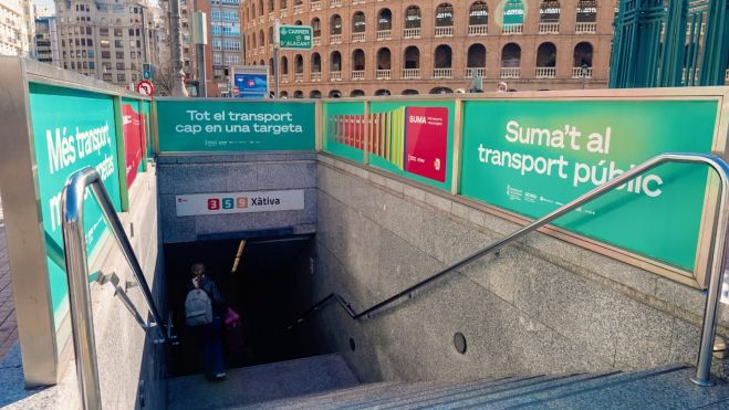 L'estació de metro de Xàtiva L'estació de metro de Xàtiva