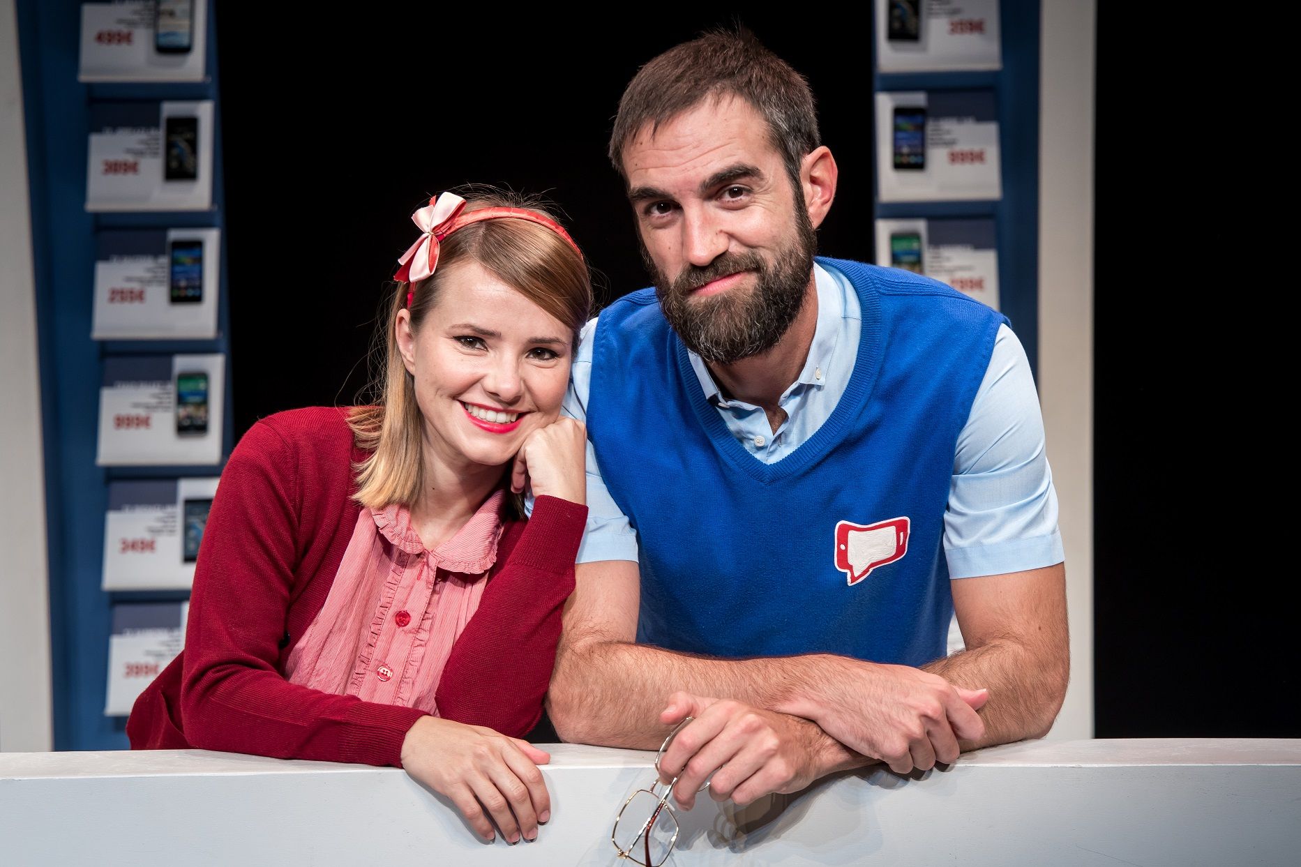Imagen de la obra de teatro 'Losers' protagonizada por Jon Plazaola e Itizar Garamendi