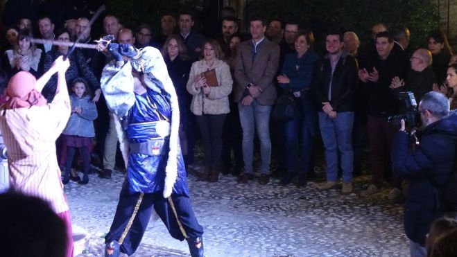 Una de las recreaciones que se llevan a cabo durante Ontinyent Medieval