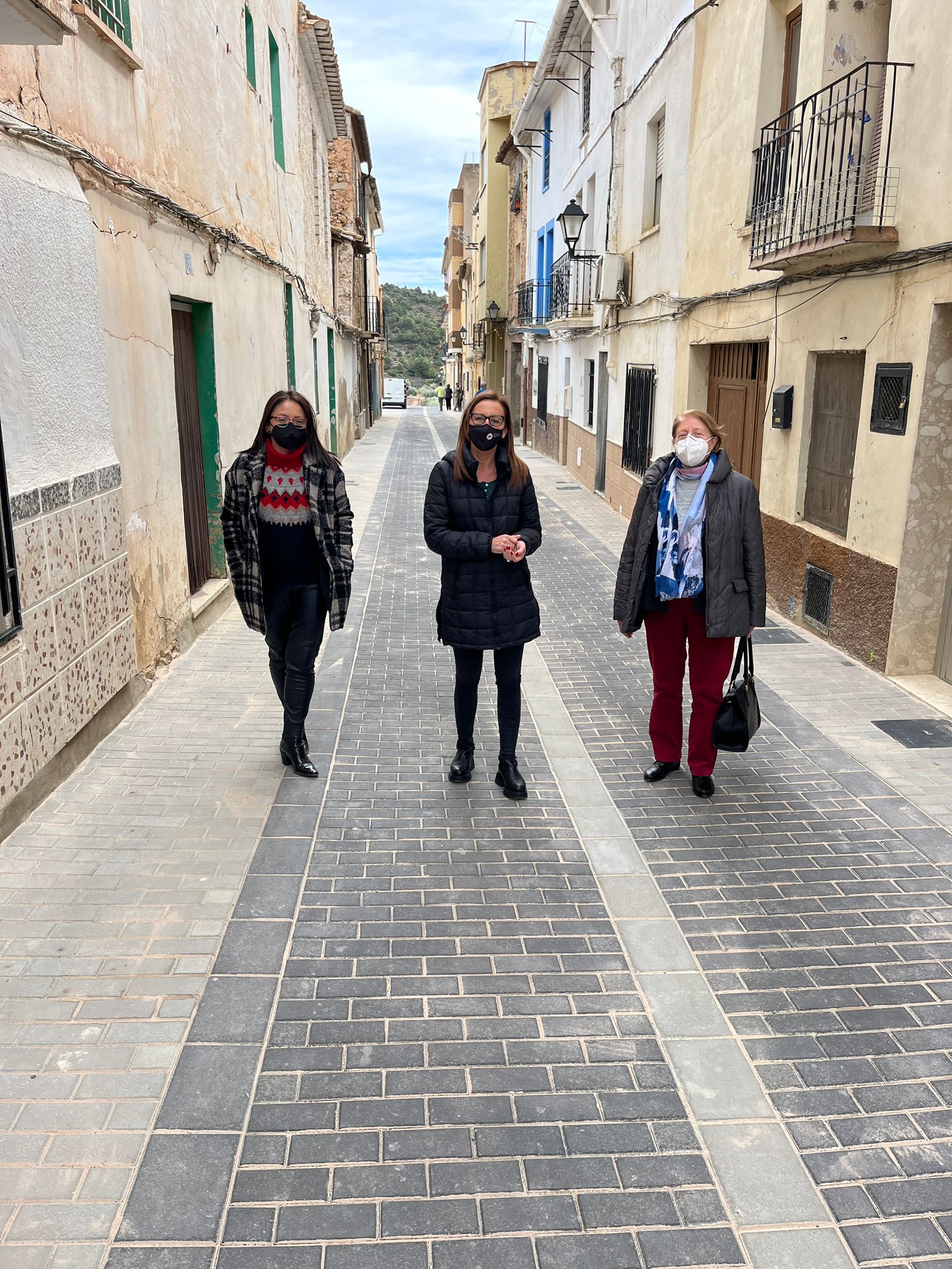 Visita de la vicepresidenta de la Diputació de València Maria Josep Amigó a Tuéjar