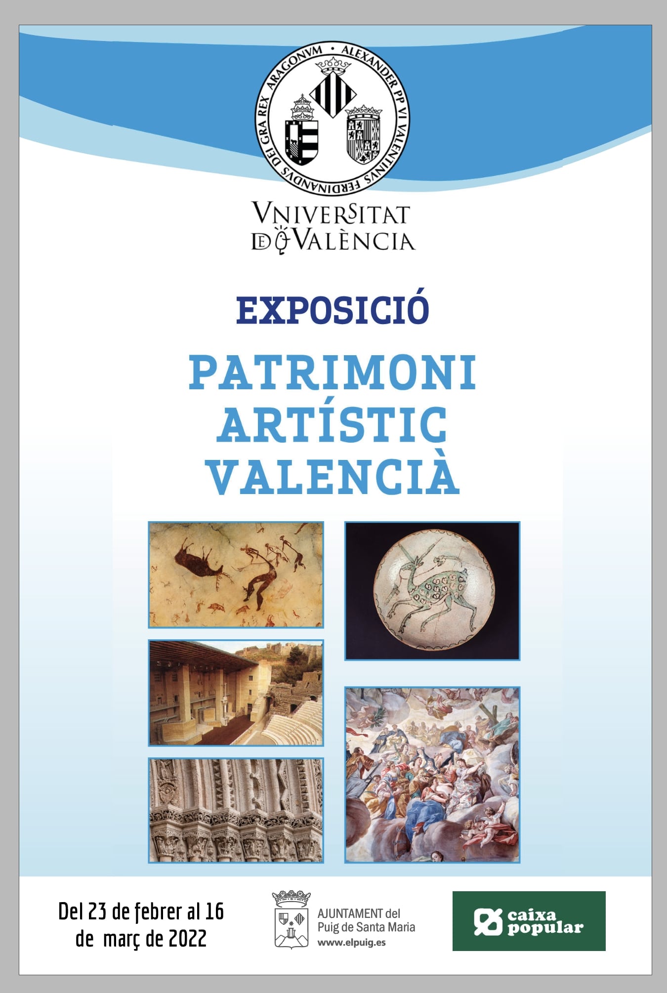 El Centro cultural la Marina del Puig inaugura la exposición "Patrimoni artístic Valencià"