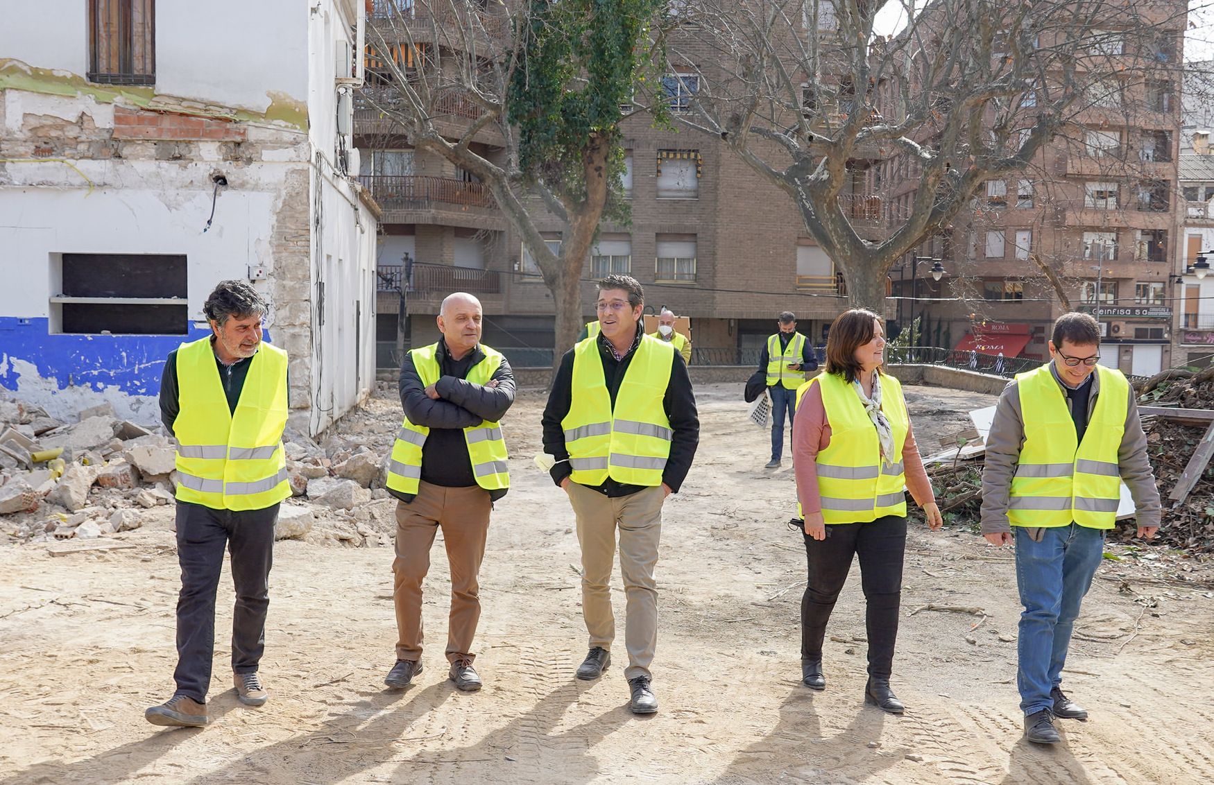 Jorge Rodríguez, Sayo Gandia, Joan Sanchis, Manuel Cuesta y Manuel Ramos
