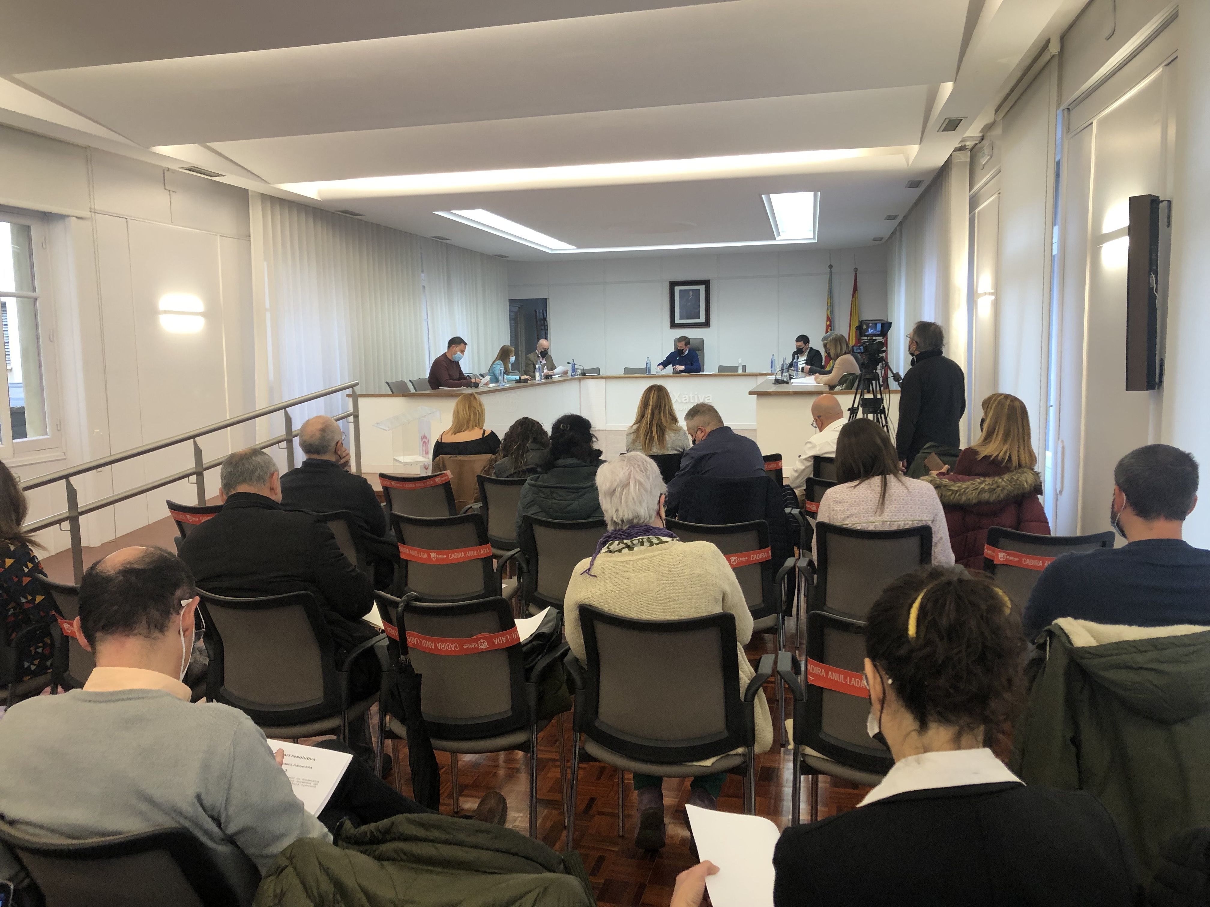 Pleno de febrero de 2022 de Xàtiva