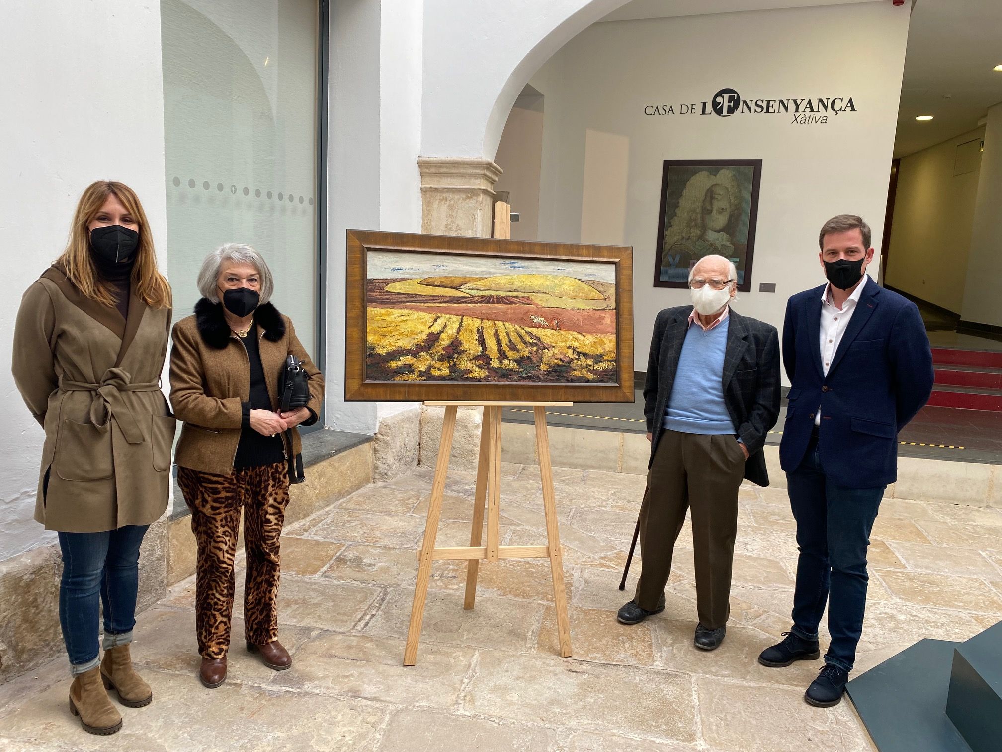Raquel Caballero, Mercedes Hernández, Rafael Daroca y Roger Cerdà