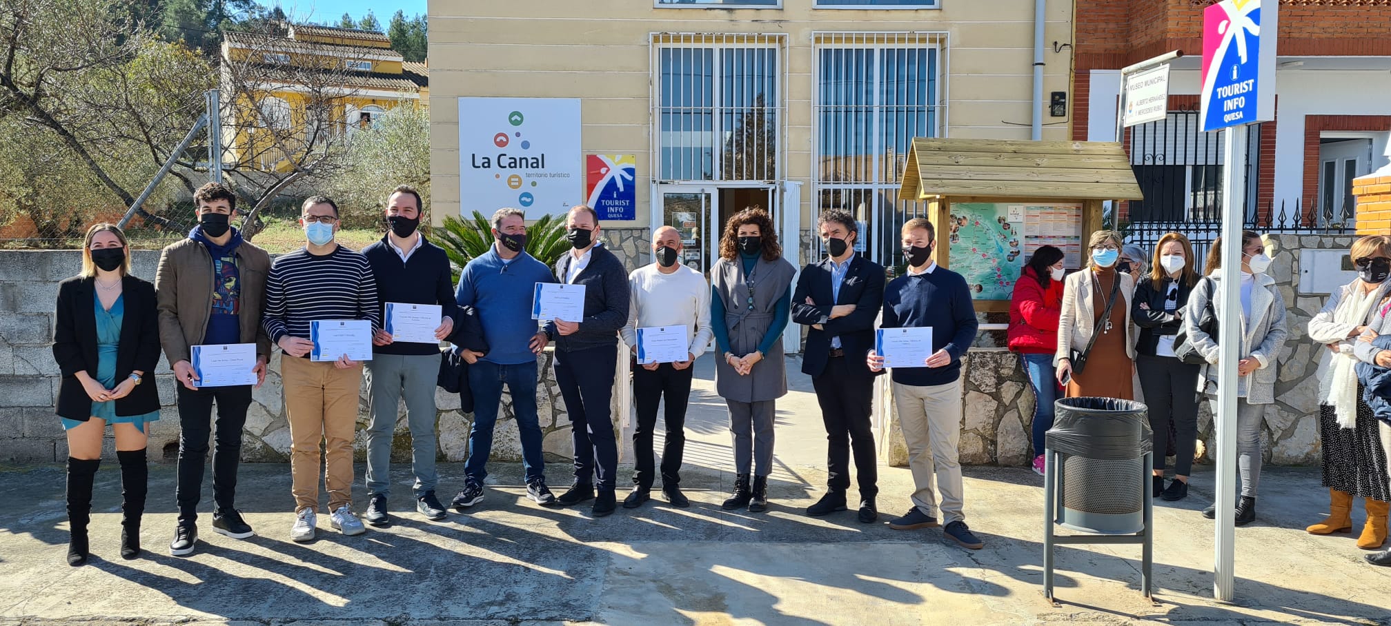 Entrega a Quesa dels distintius SICTED a entitats i serveis turśtics de la Canal de Navarrés i Xàtiva