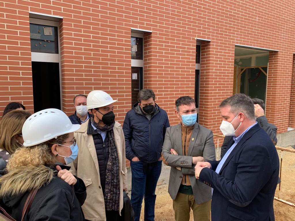 Jaime Peris visita las obras del Centro de Salud de Catarroja