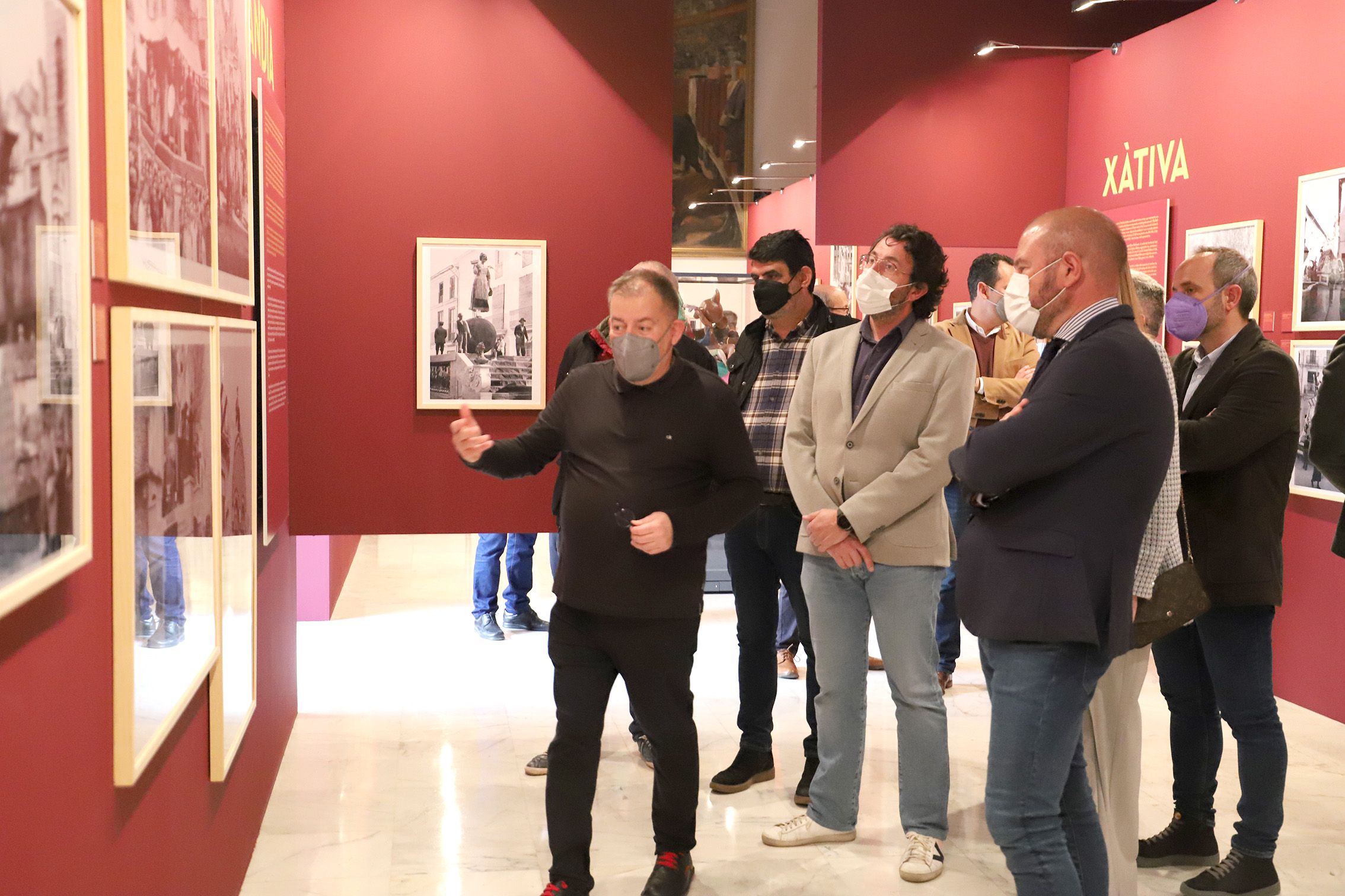 Inauguració de l'exposició 'Foc i flames' en la seu de la Diputació de València 