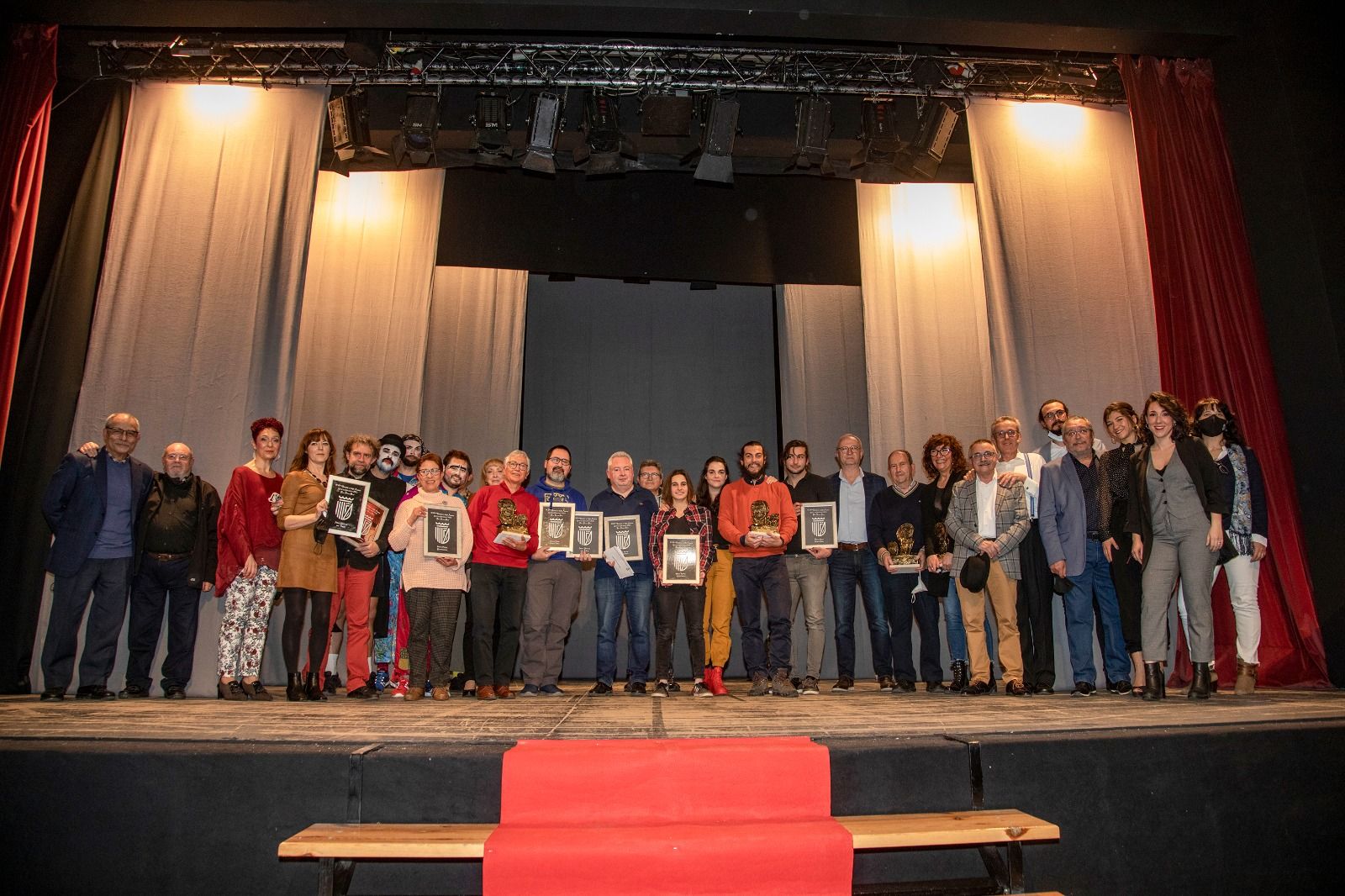 Galardonados con el premio de Teatro Amateur de Carcaixent