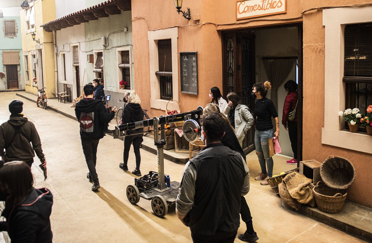Rodaje de L'Alqueria Blanca. Imagen de archivo