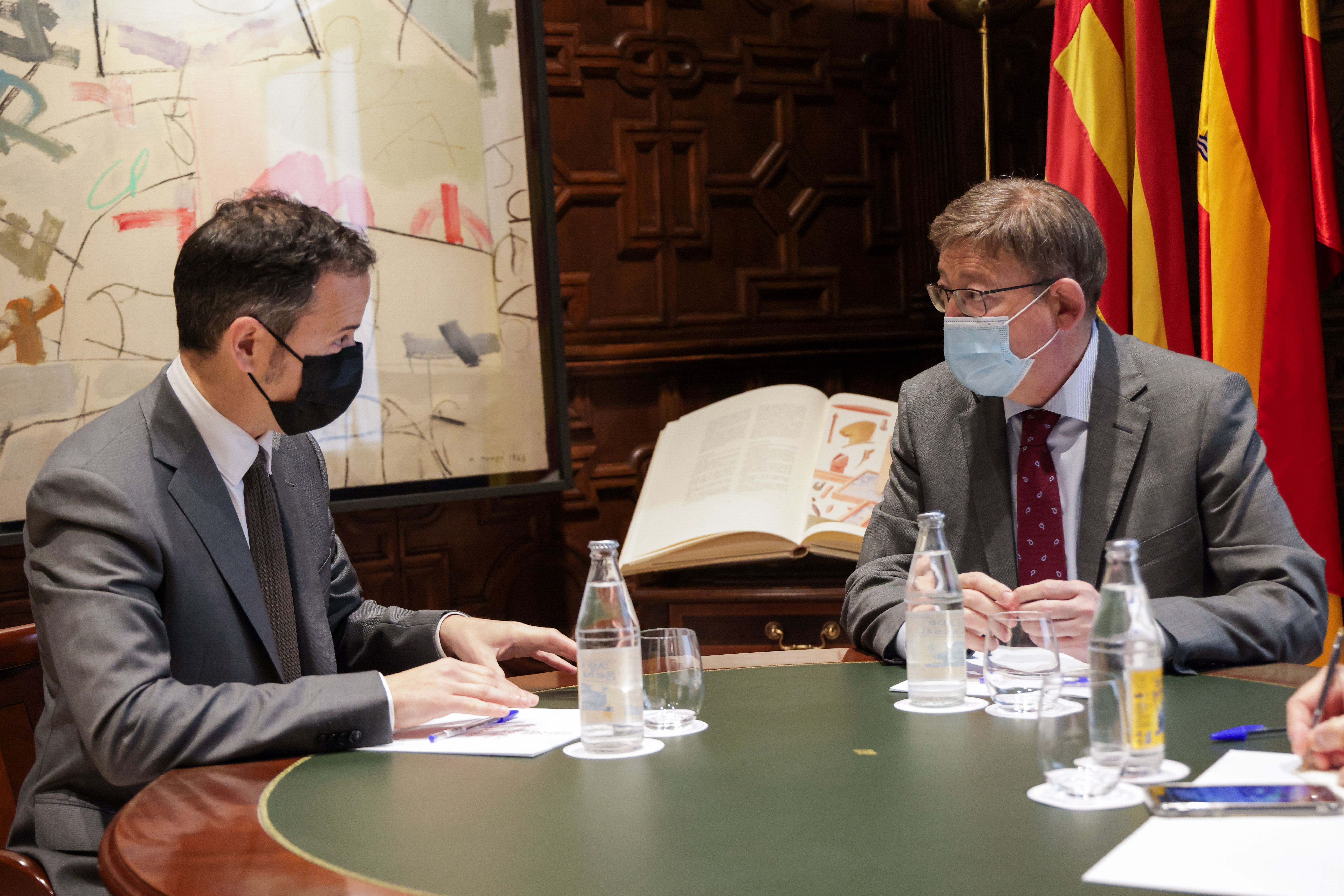 Reunió entre Ximo Puig i Pablo Gil