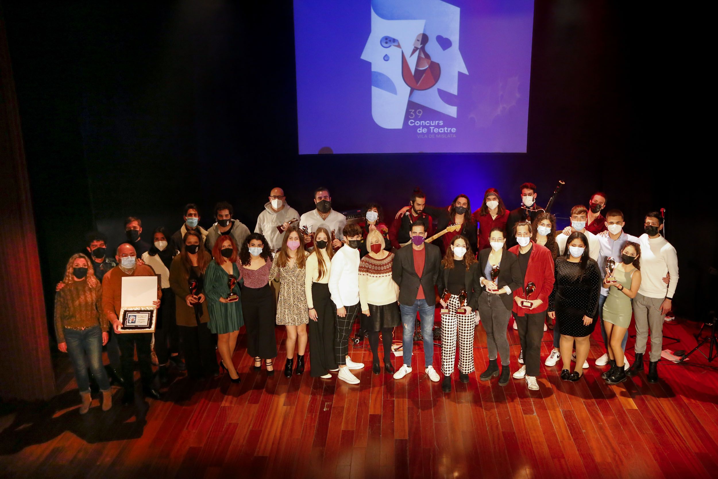Ganadores de la última edición del Concurso de Teatro de Mislta