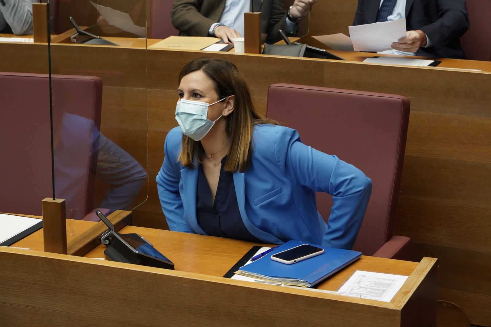 La Síndica del Grup Popular en Les Corts, María José Catalá