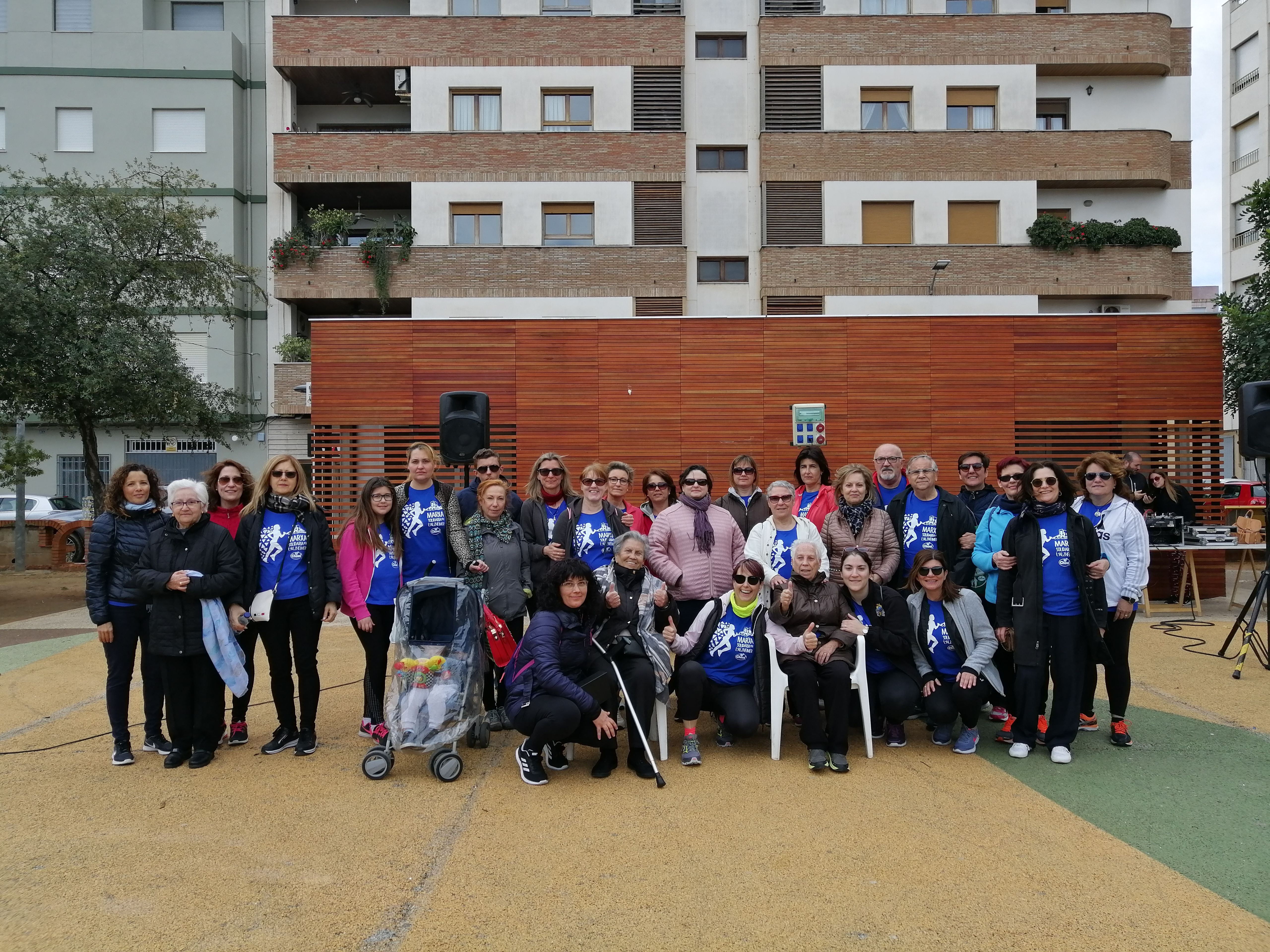 Marcha solidaria por el Alzheimer en Almussafes de 2019