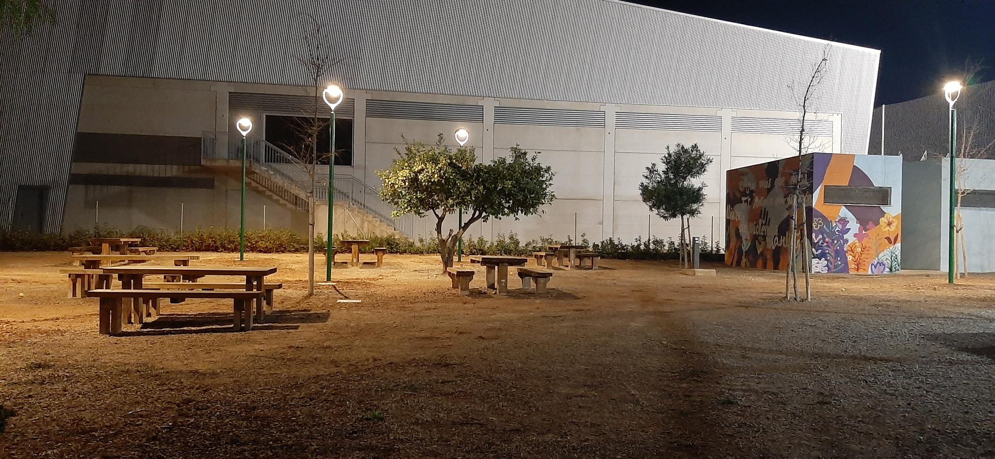 Alumbrado en los tostadores municipales de Meliana