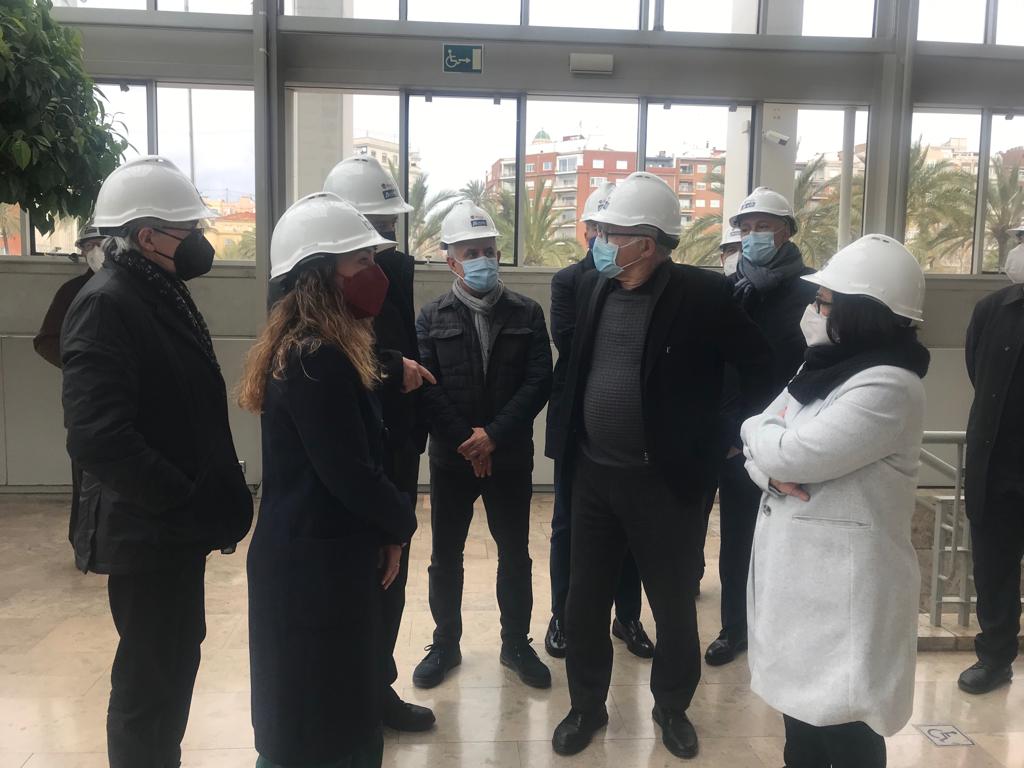 Obres al Palau de la Música de València