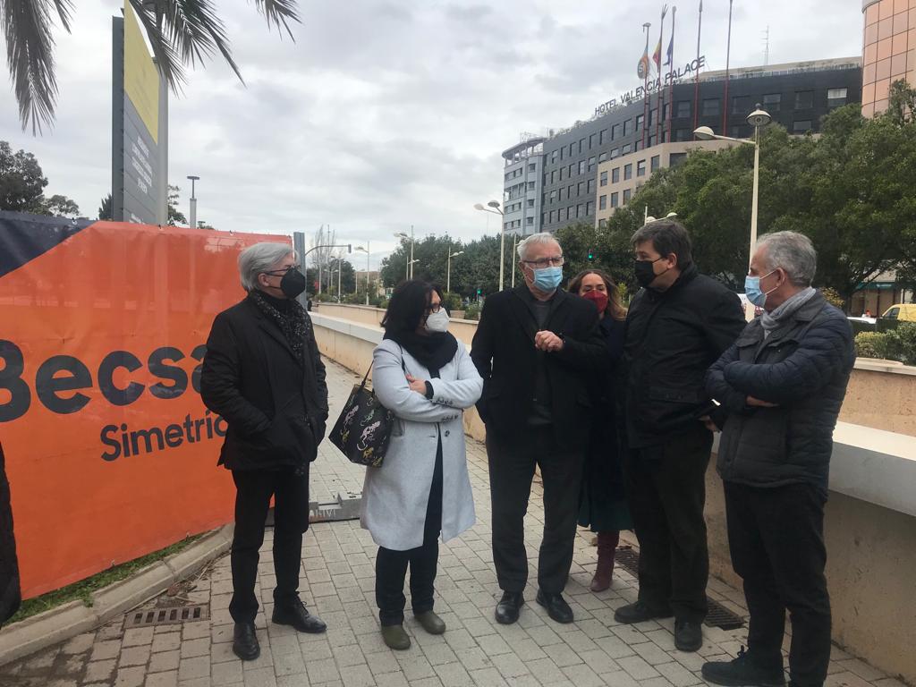 Obres al Palau de la Música de València