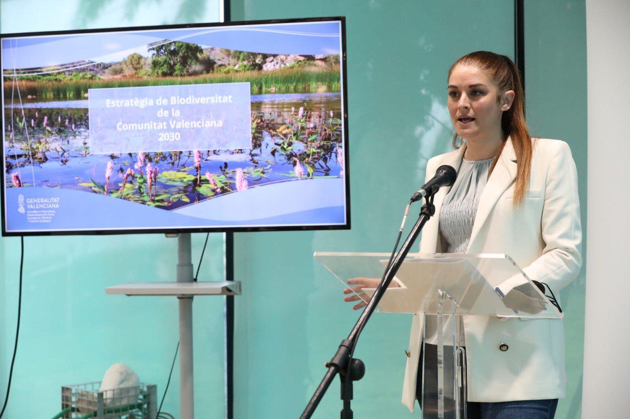 La consellera Mireia Mollà en la presentación 