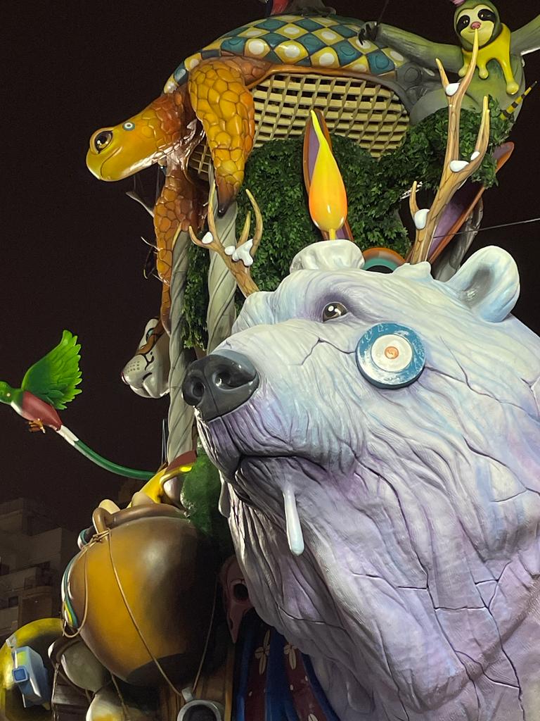 Monument gran de la falla municipal de València 2022