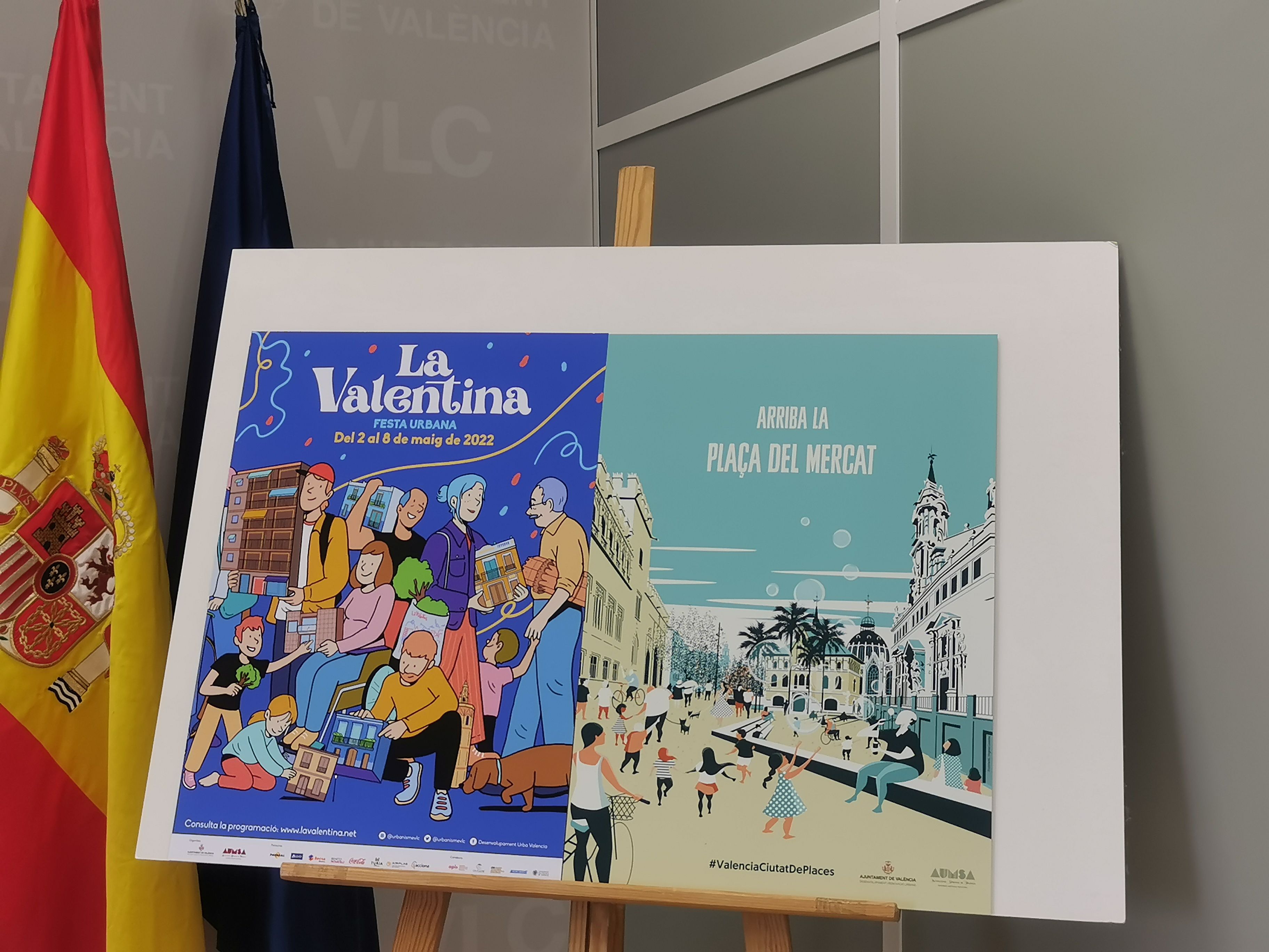 Cartells amb motiu de la Valentina