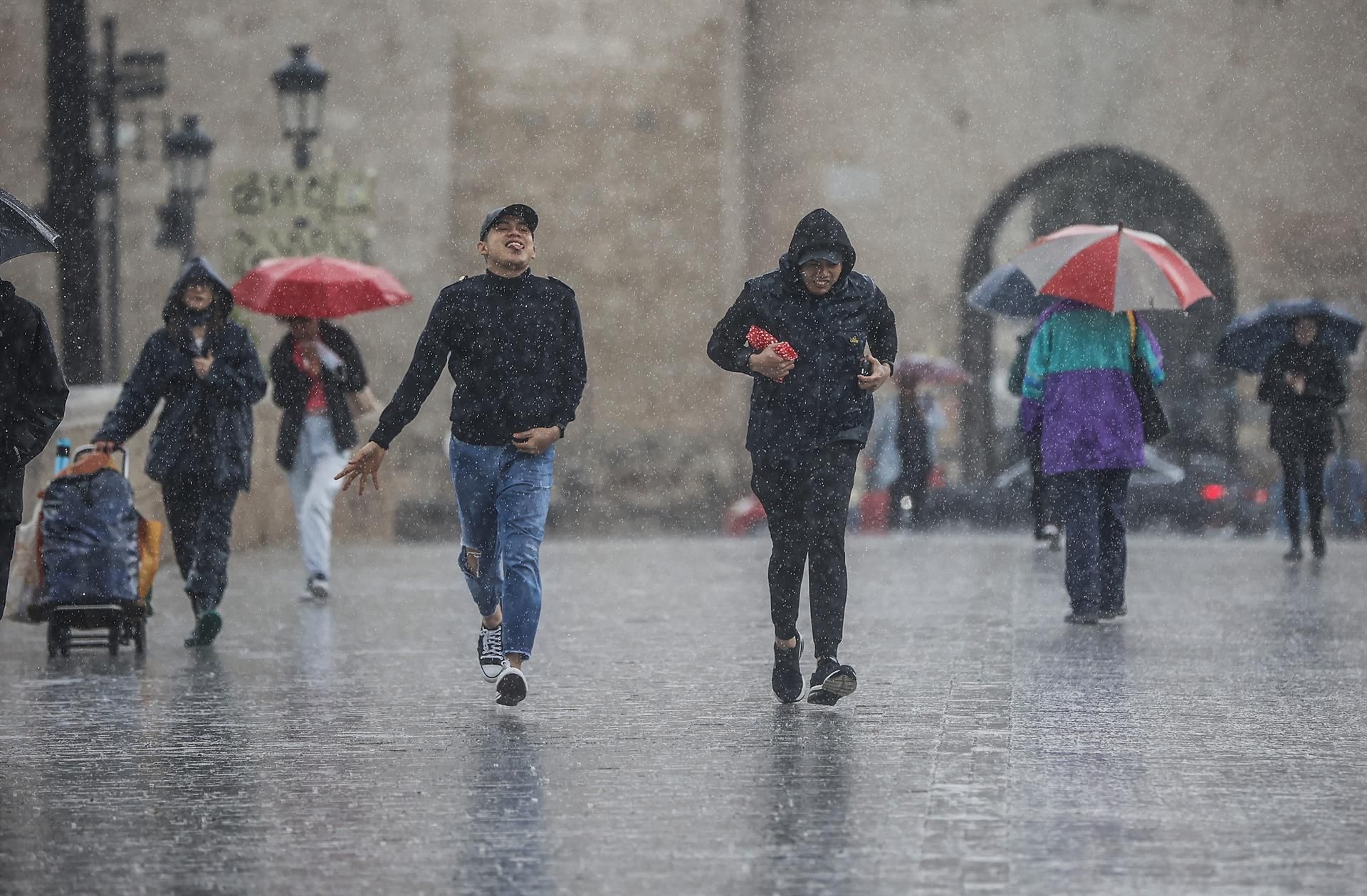Pluja a València