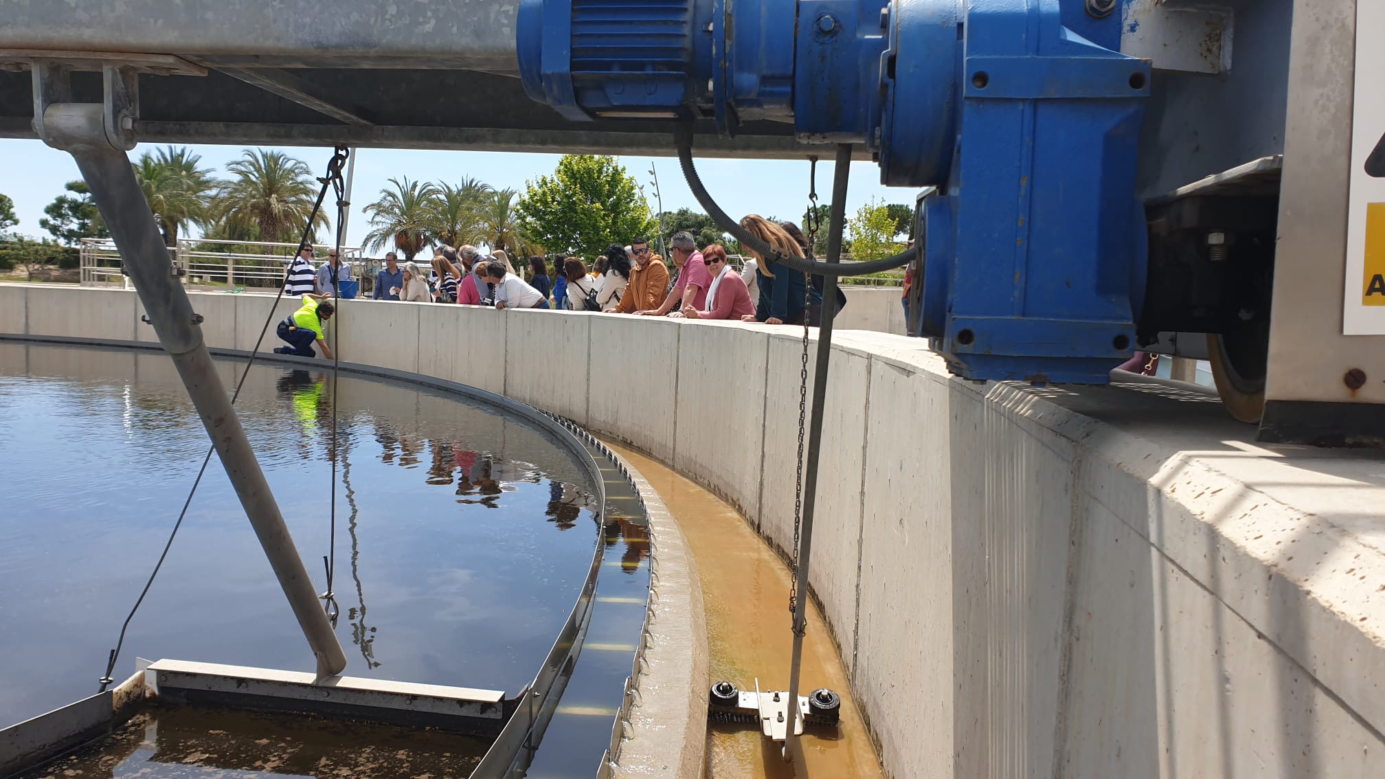 Visita a las instalaciones de la Estación de Depuración de Aguas (EDAR) Alacantí-Nord