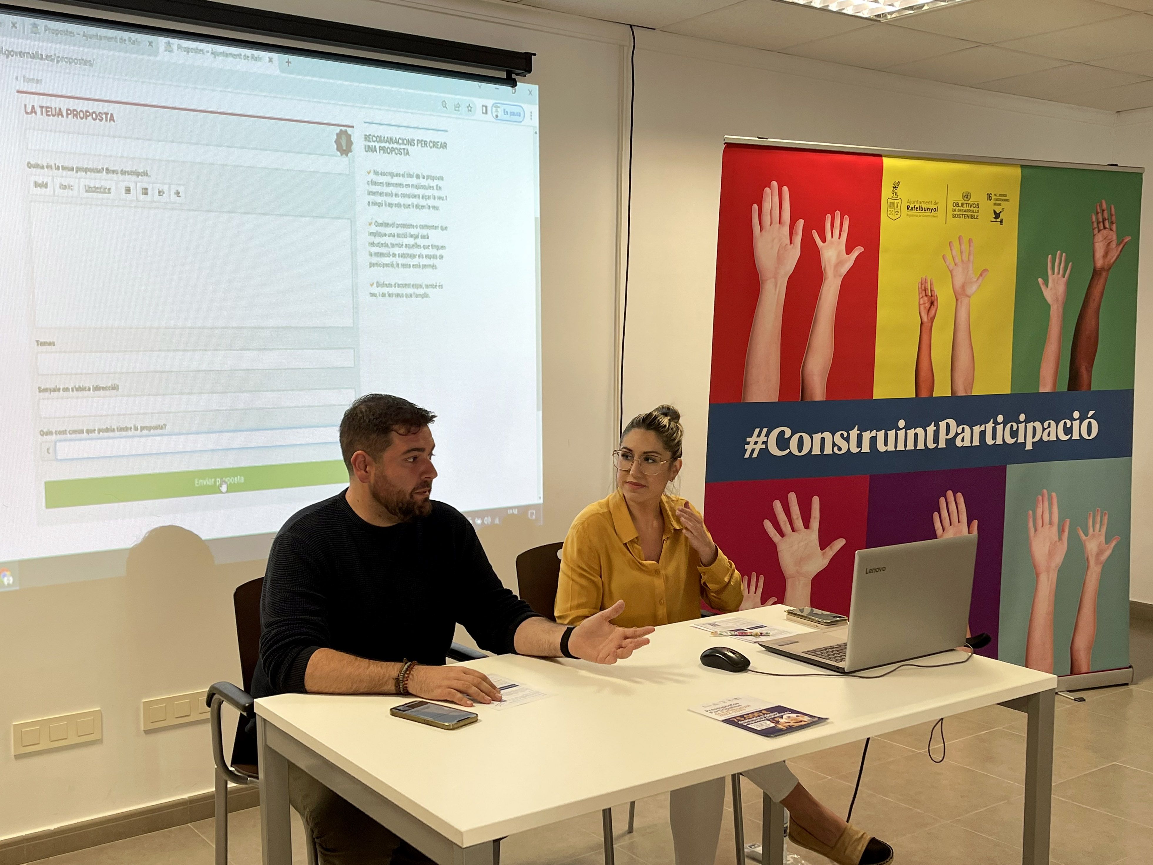 Presentación de los presupuestos participativos de Rafelbunyol 