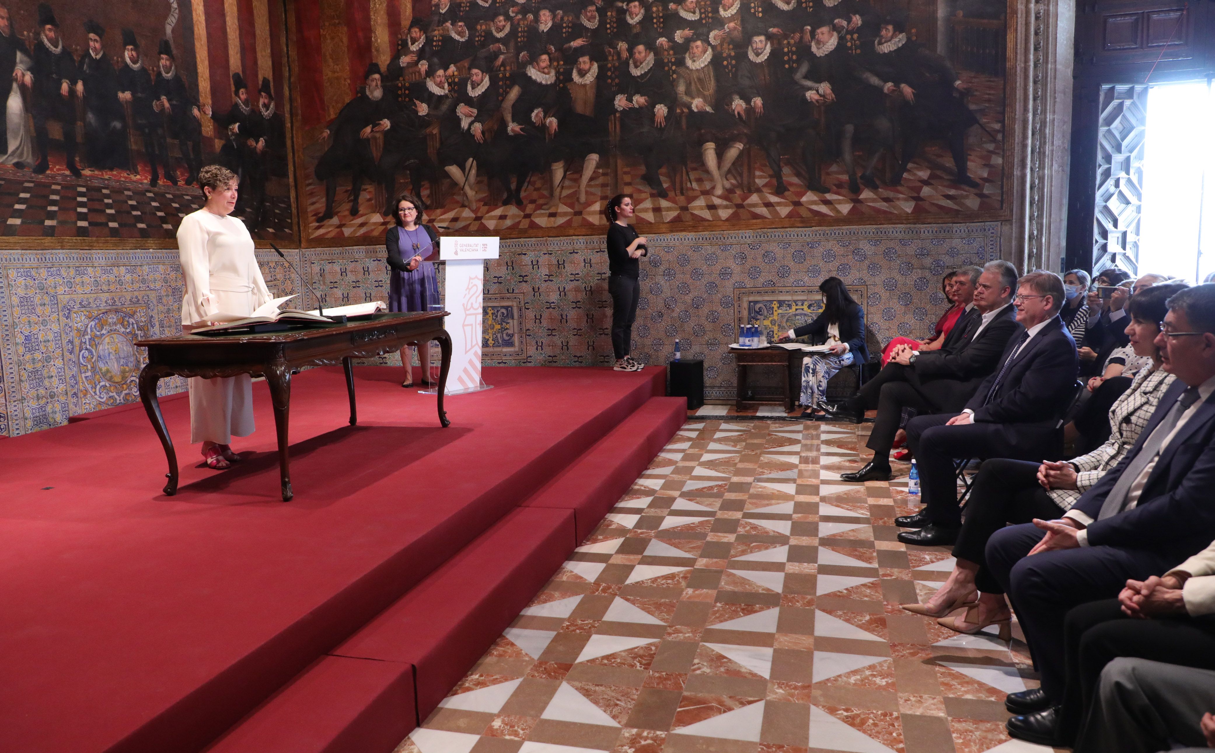 Raquel Tamarit, prometiendo el cargo