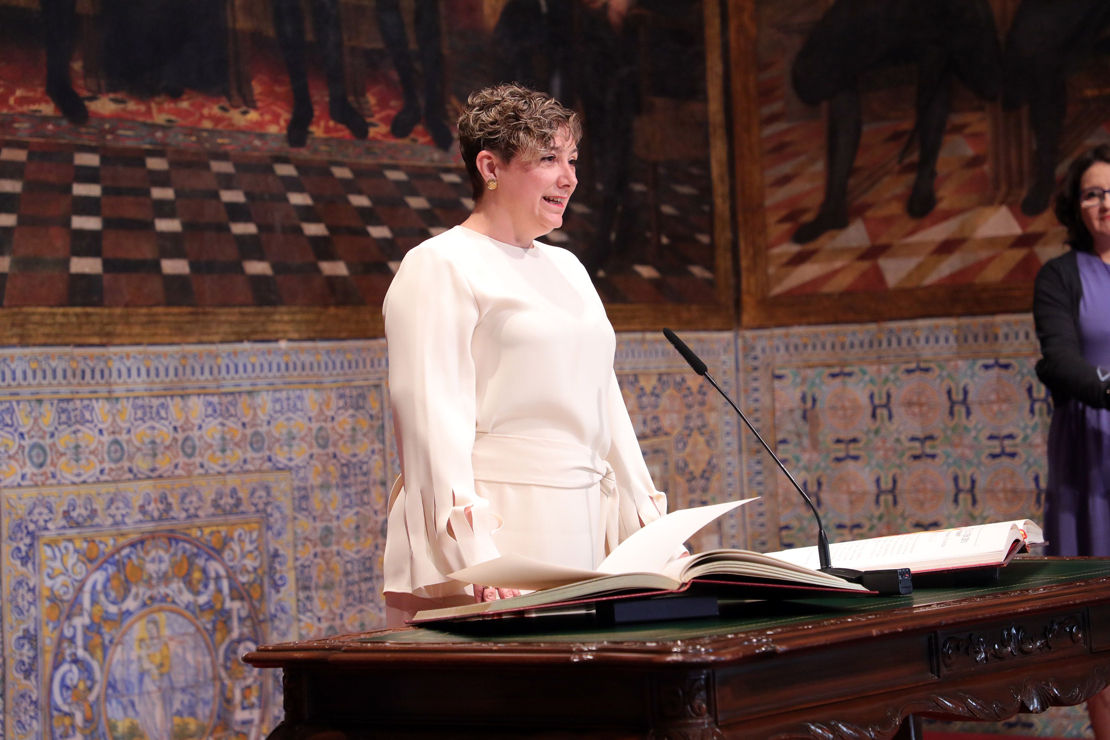 Raquel Tamarit, prometiendo el cargo