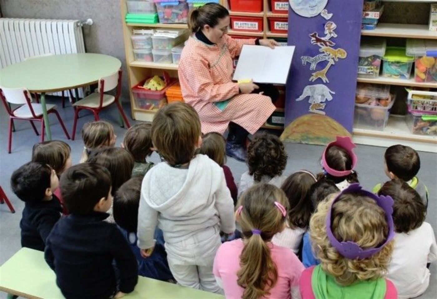 Un grup d'alumnes d'infantil