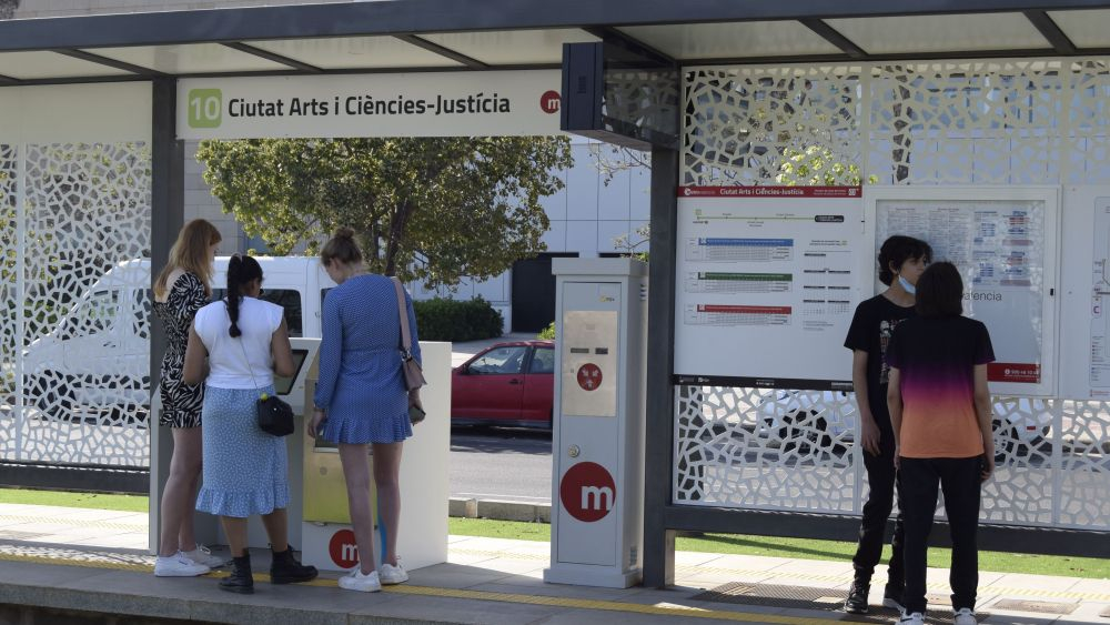 Parada de Metrovalencia de Ciutat Arts i Ciències-Justícia
