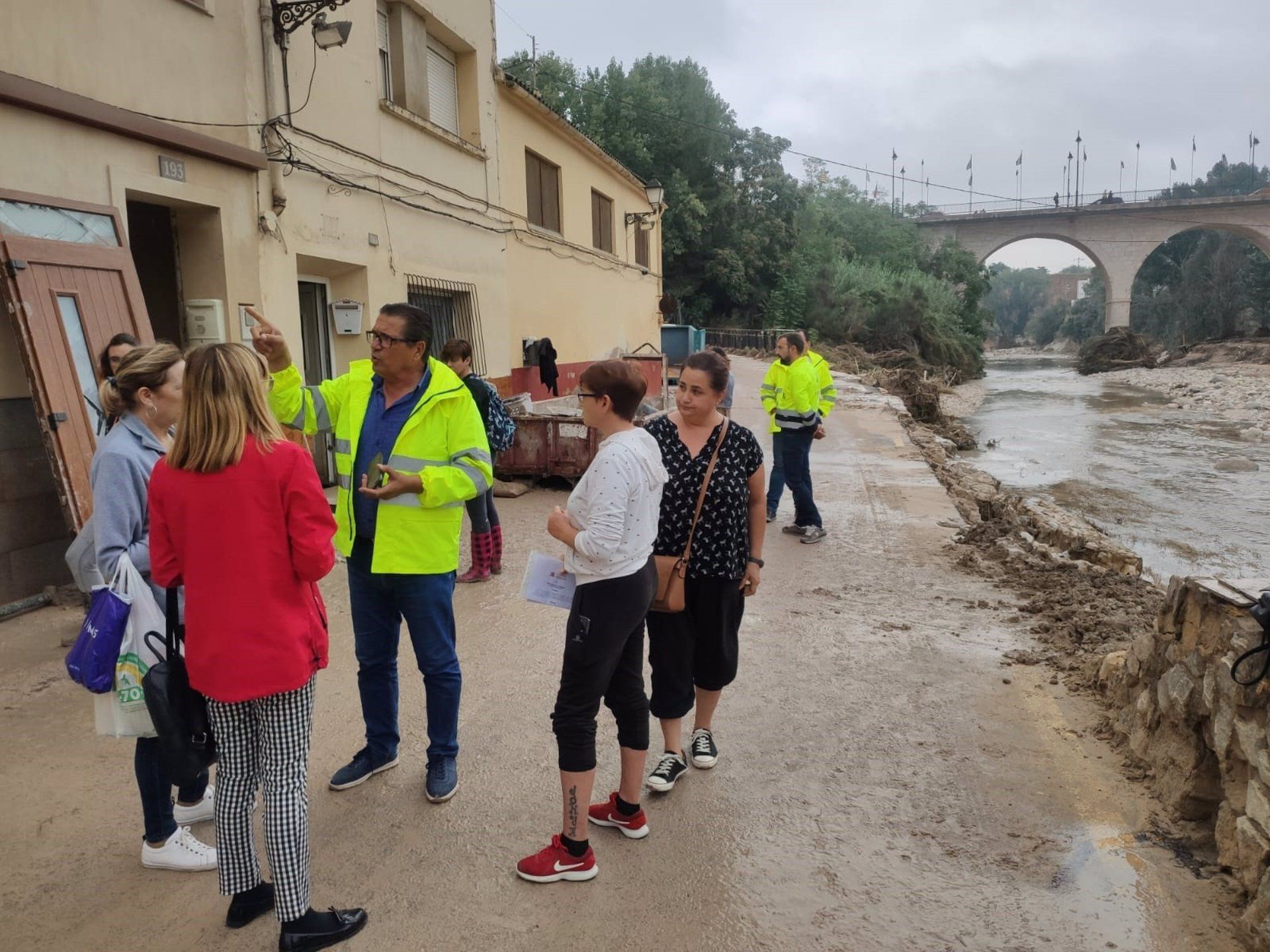 Imagen de archivo de una zona de Cantereria en Ontinyent afectada por las lluvias