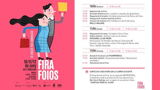 Cartel y actividades de la Feria Comercial de Foios de 2022