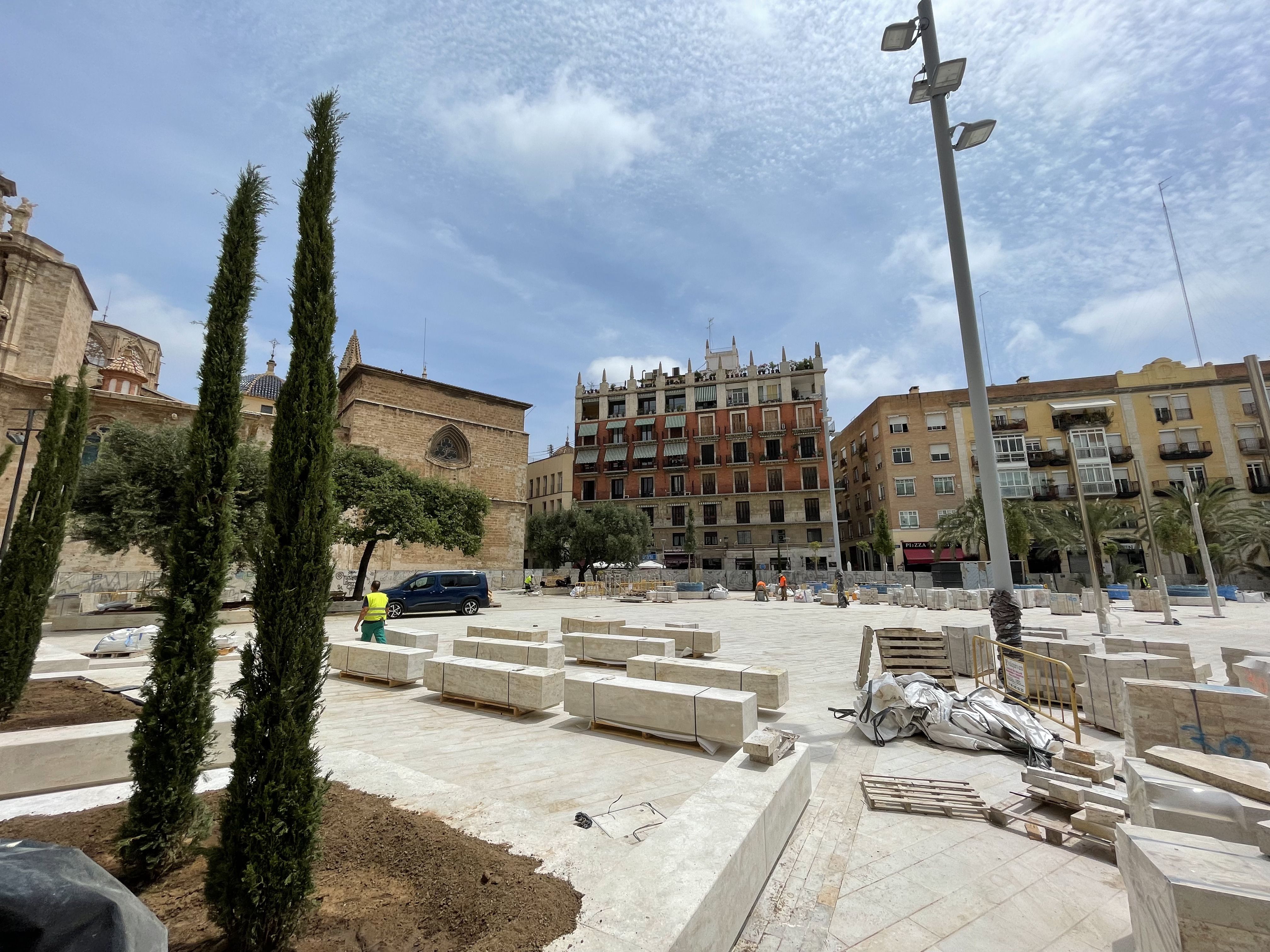 Obres Plaça de la Reina de València