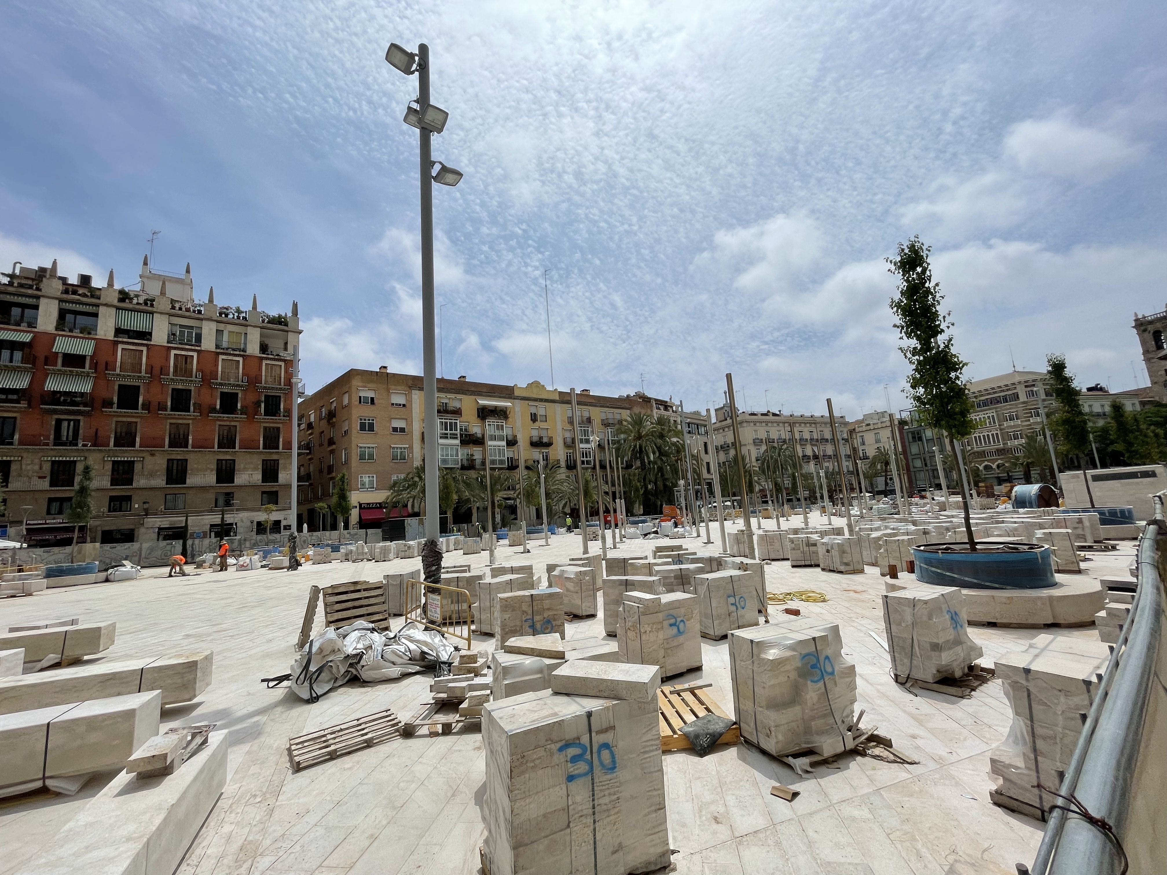Obres Plaça de la Reina de València