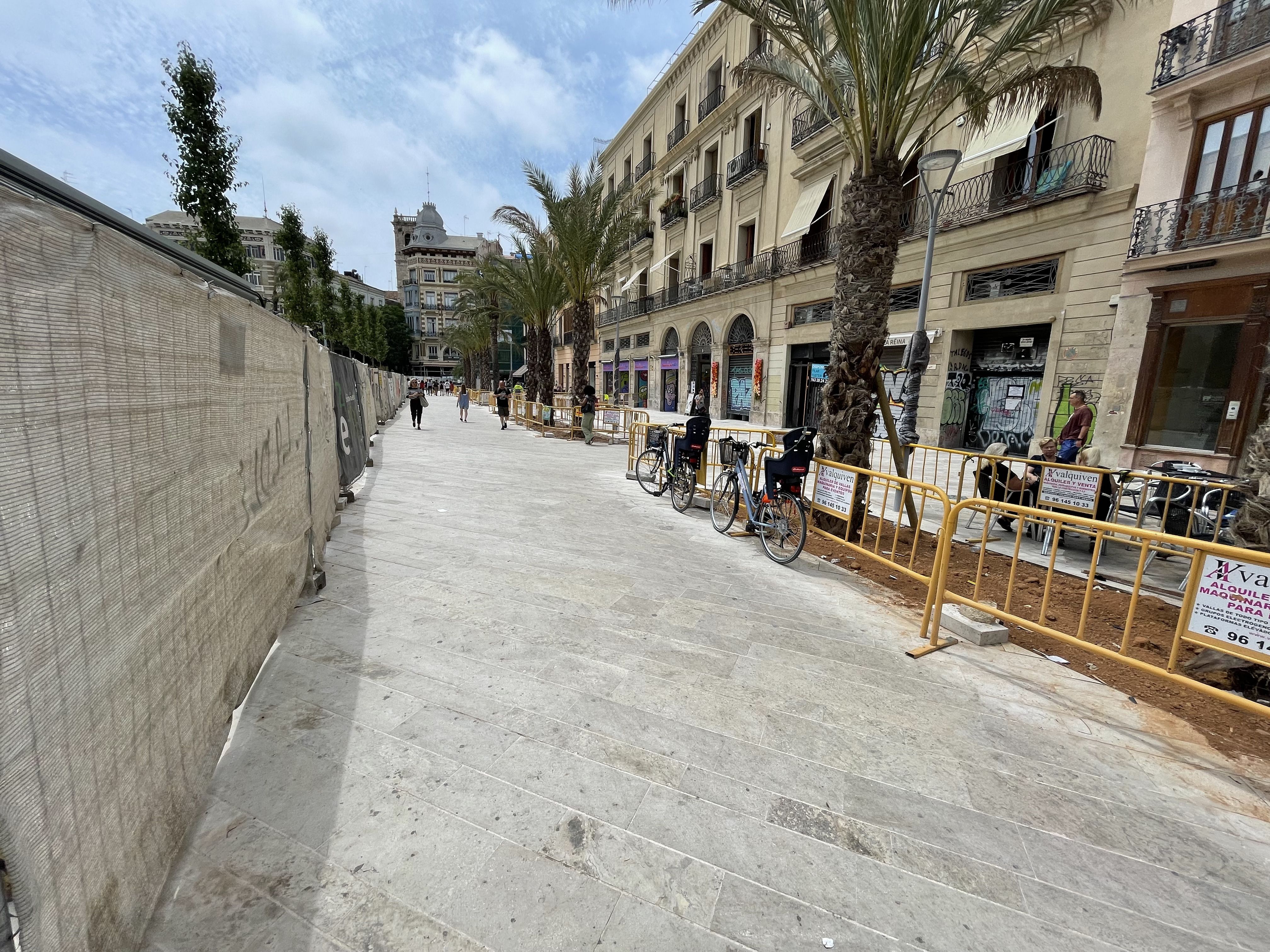 Obres Plaça de la Reina de València