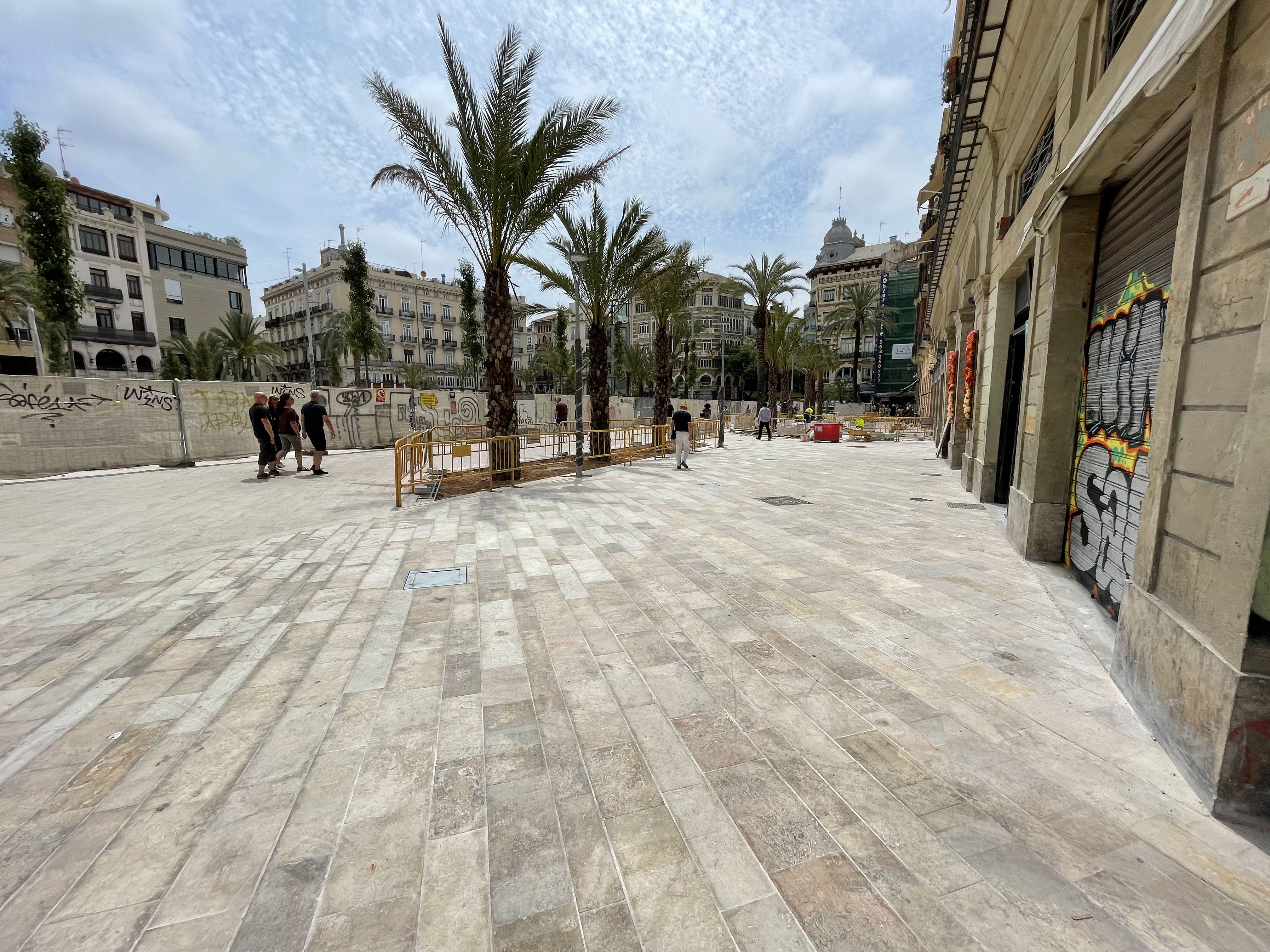Obres Plaça de la Reina de València
